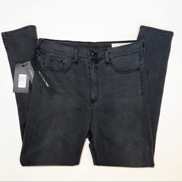SOLD rag & bone High Rise Split Ankle Skinny Jeans - Picture 6 of 8